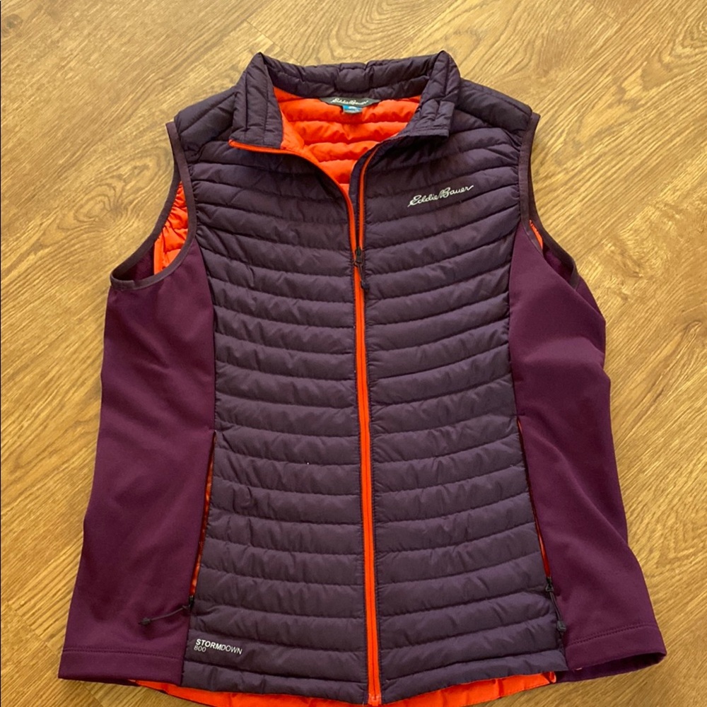 Eddie Bauer Purple and Orange Vest